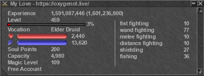 Signature for player My Love