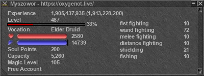 Signature for player Myszowor