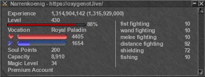 Signature for player Narrenkoenig