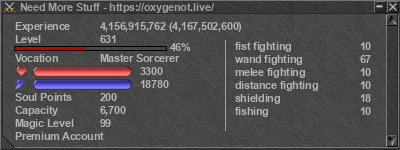 Signature for player Need More Stuff