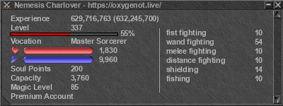 Signature for player Nemesis Charlover