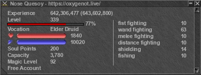 Signature for player Nose Quesoy