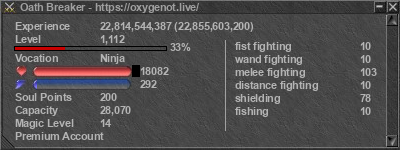 Signature for player Oath Breaker