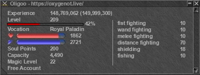 Signature for player Oligoo