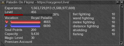 Signature for player Paladin On Flejmz