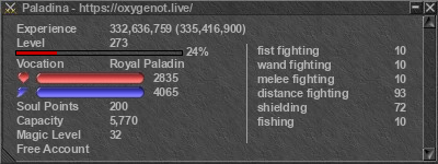 Signature for player Paladina