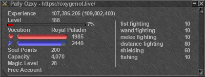 Signature for player Pally Ozxy