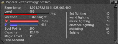 Signature for player Paparaz