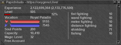 Signature for player Papichiludo