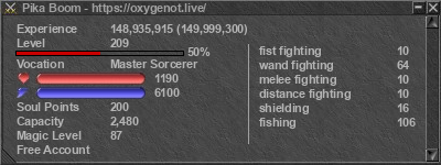 Signature for player Pika Boom