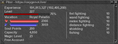 Signature for player Piter