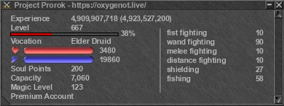 Signature for player Project Prorok