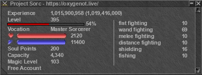 Signature for player Project Sorc