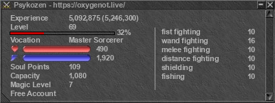 Signature for player Psykozen