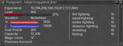 Signature for player Pungsvett