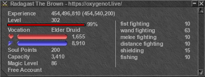 Signature for player Radagast The Brown