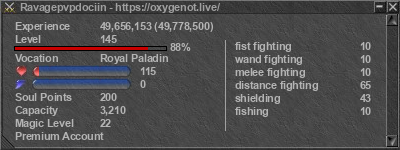 Signature for player Ravagepvpdociin