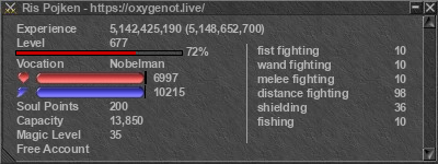 Signature for player Ris Pojken