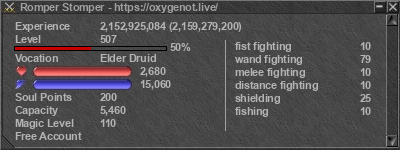 Signature for player Romper Stomper