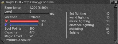 Signature for player Royal Bull