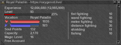 Signature for player Royal Paladiin