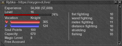 Signature for player Rybka