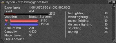 Signature for player Ryden