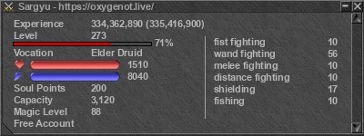 Signature for player Sargyu