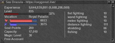 Signature for player Sea Dracula