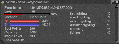 Signature for player Sejmk