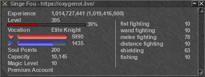 Signature for player Singe Fou