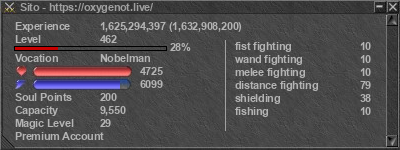 Signature for player Sito