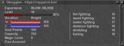 Signature for player Skregglan