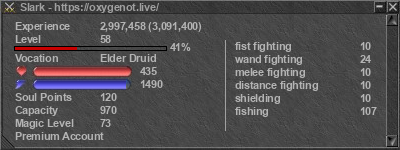 Signature for player Slark