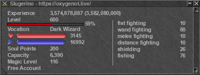 Signature for player Slugerino