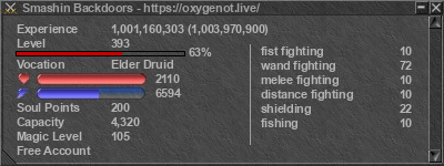 Signature for player Smashin Backdoors