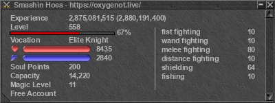 Signature for player Smashin Hoes