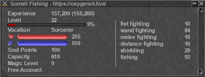 Signature for player Somali Fishing