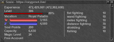 Signature for player Sosix