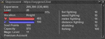 Signature for player Stoproceent