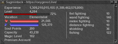 Signature for player Sugmintack