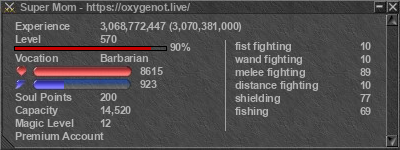 Signature for player Super Mom