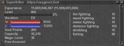 Signature for player Supmthfker