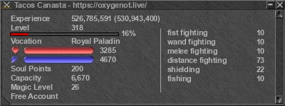 Signature for player Tacos Canasta