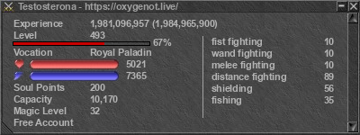 Signature for player Testosterona