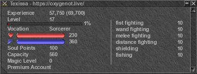 Signature for player Texissa