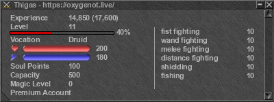 Signature for player Thigas