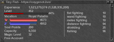 Signature for player Tiny Fish