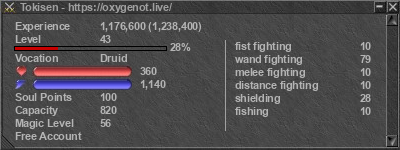 Signature for player Tokisen