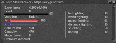 Signature for player Toro Skullbreaker